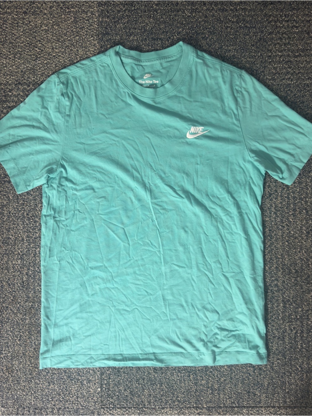 Nike Men's Short-Sleeve Tee - Aqua/Teal